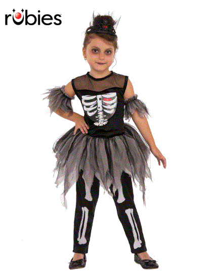 Skelerina Kids Costume - 3-4 Years