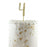 #4 Cake Topper Glitter Gold