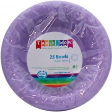 Plastic Bowl 25 Pack - Lavender