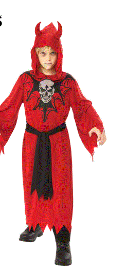 Skeleton Kids Robe 9-12 Years