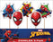 Spiderman Candles 5 Pack