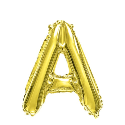 16" Gold Foil Balloon Alpha A