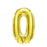 16" Gold Foil Balloon Alpha 0