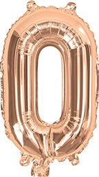 16" Rose Gold Foil Balloon Number 0