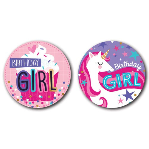 Birthday Girl Small Badge