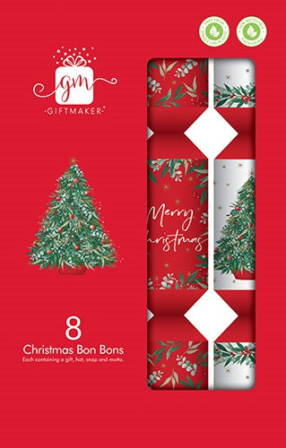 Traditional Tree Christmas  Crackers/ Bon Bons 12 Inch