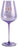 60th Purple Wine Glass Rose Gold Decal 430ml