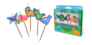 Dinosaur Candles 5 Pack