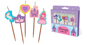 Princess Candle 5 Pack