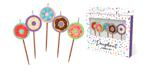 Doughnuts Candles 5 Pack