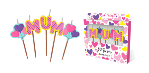 Mum Birthday Candle 5 Pack