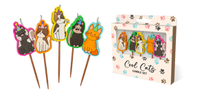 Cool Cats Candle 5 Pack