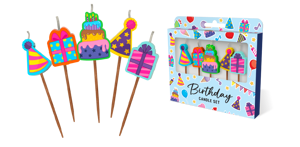 Birthday Celebrations Candle 5 Pack