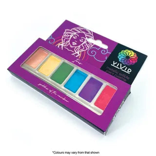 Vivid Metallic Edible Paint Palette Iris