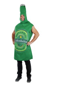 Lukinbetta Beer Bottle Costume