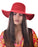 Hippie Wide Brim Hat Red