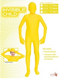 Invisible Child Yellow Medium Size 8-10 130cm