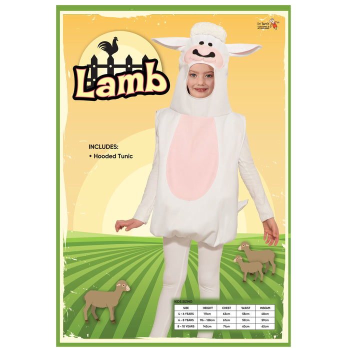 Lamb Child Costume 6 to 8 Years