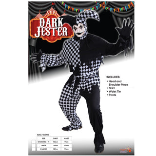 Dark Jester XL Costume