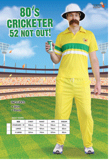 80'S Cricketer 52 Not Out! - Extra Large