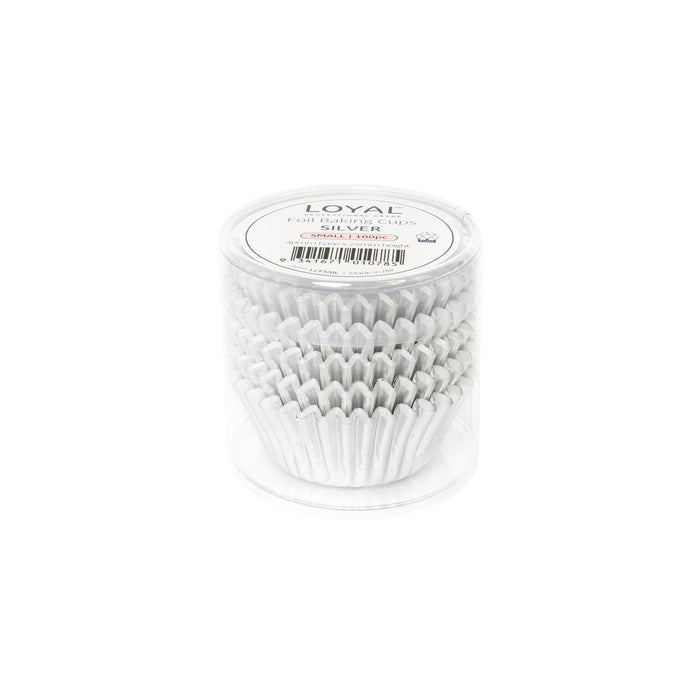 Loyal Silver Foil Baking Cups Small Pack Of 100