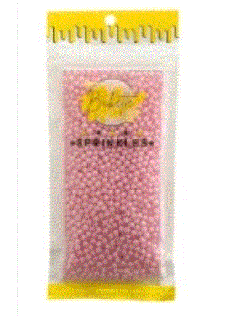 Pearly Pink Sugar Pearls 4mm 56g