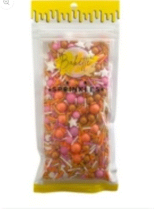 Peach-A-Boo Sprinkle Mix 56g