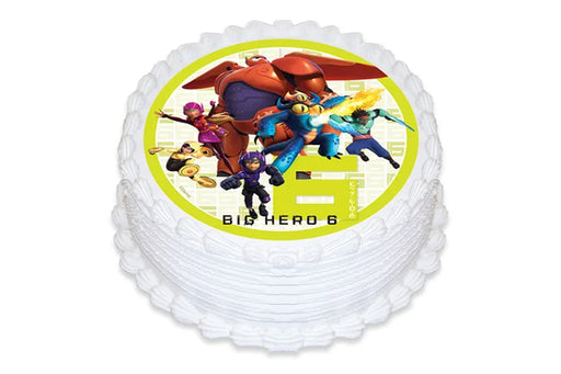 Big Hero 6 - Round Edible Icing Image - 6.3 Inch / 16cm