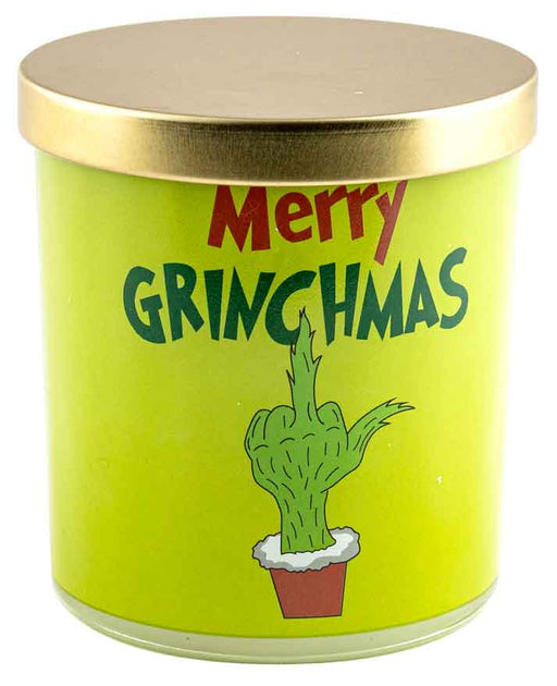 Merry Grinchmas! Novelty Cinnamon Scented Candle