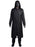 Adult Black Hooded Halloween Robe Large