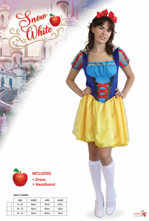 Snow White  Costume 10-12