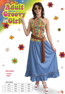 Groovy Girl Costume 14-16