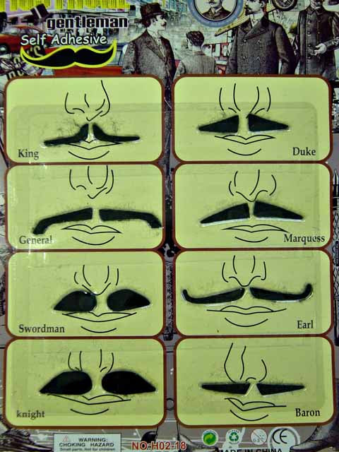 Stylish Moustaches 8 Pack