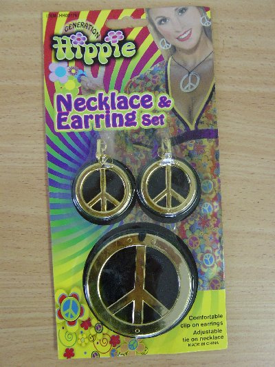 Peace Pendant & Peace Earrings