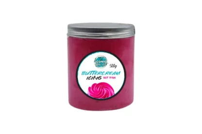 Hot Pink Buttercream 500g Ready To Use