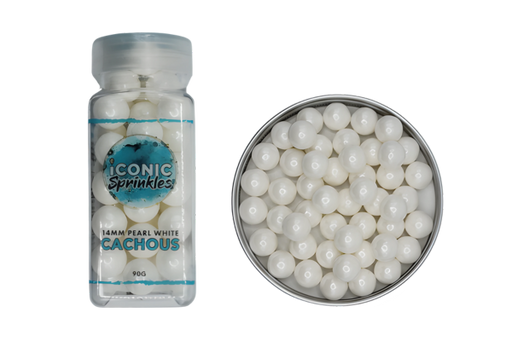 Iconic 14mm Pearl White Cachous 90g