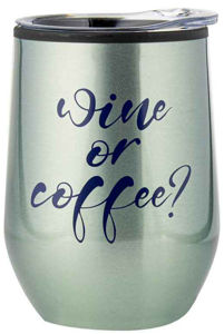 Wine Or Coffee Double Walled Thermos Mug 360ml