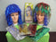 Tinsel Wig Blue