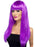 Purple Long Straight Babelicious Wig