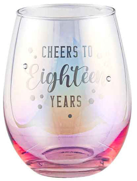 18/Eighteen Stemless Holographic Glass 560ml