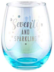 70th Stemless Holographic Glass 560ml