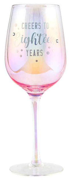 18/Eighteen Wine Holographic Glass 430ml