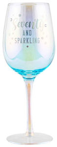 70th Wine Holographic Glass 430ml