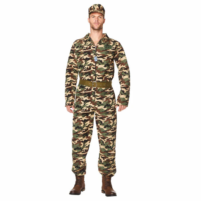 Adult Camo Costume Extra Large