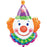 Juggles The Clown Supershape Foil 63cm x 83cm