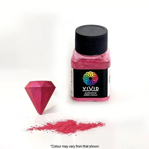 Vivid Magenta Edible Metallic Dust 10 Grams