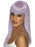 Glamourama Lilac Wig Long, Straight with Fringe