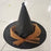 Black Witch's Hat With Brown Tulle Band