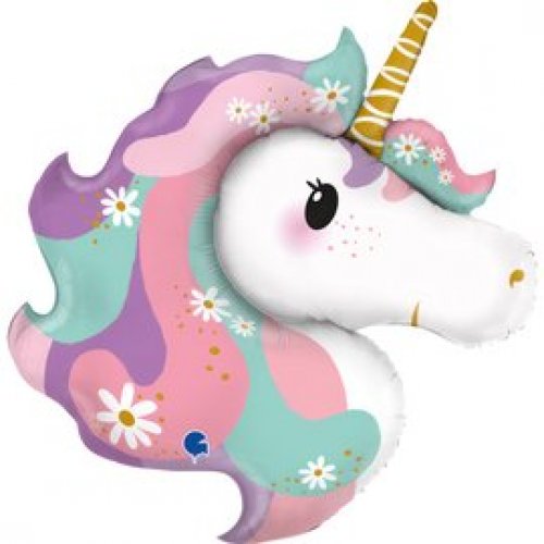 41 inch Hippie Unicorn Shape Foil