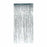 Silver Foil Fringe Curtain 200 x 100cm